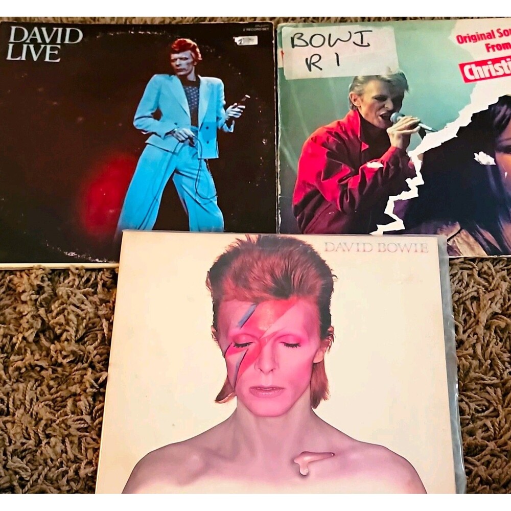 David Bowie Vinyl Lot David Live Christiane E. ALADDIN Sane RCA Victor Records